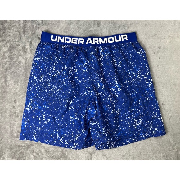 Under Armour Shorts Mens XL Adapt Woven Blue Training Gym Athletic Lightweight - Picture 1 of 8